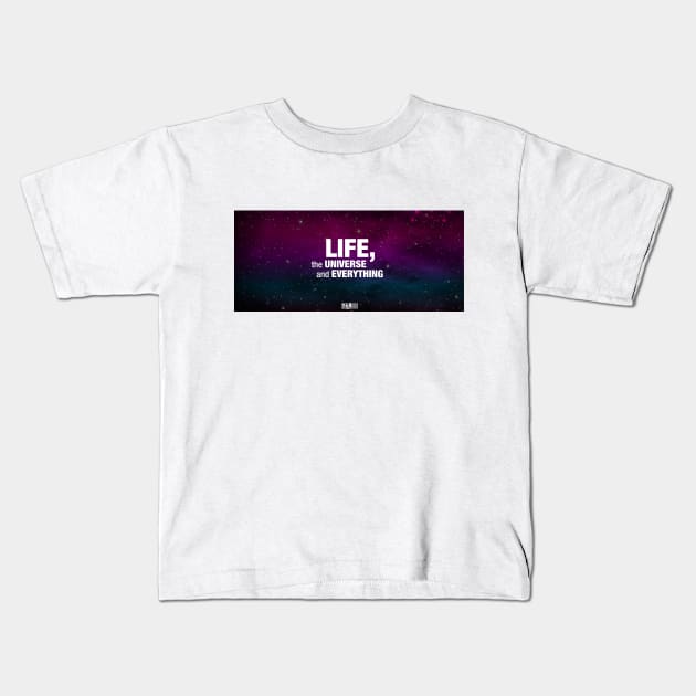 hgttg / LIFE Kids T-Shirt by masvolpi